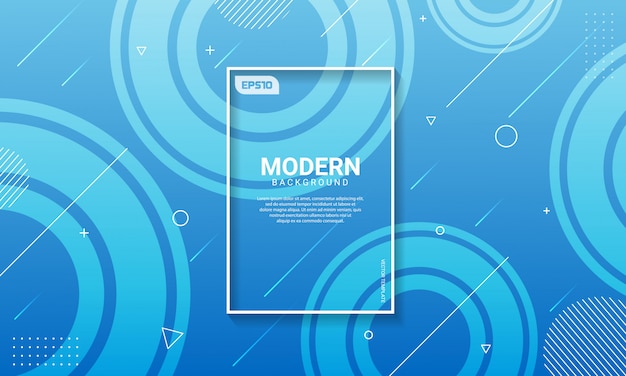 abstract modern colors gradient geometric shape