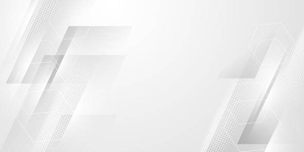 Abstract Modern Design Vector Illustration On White And Gray Background