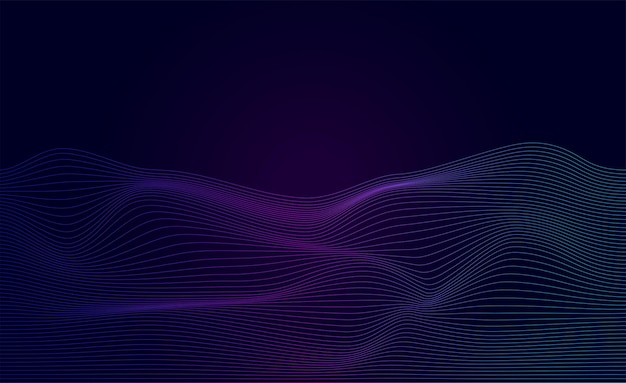 abstract modern dynamic line wave colorful background