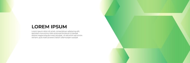 Abstract modern green banner design web template set. Horizontal header web banner. Vector abstract graphic design banner pattern background template.