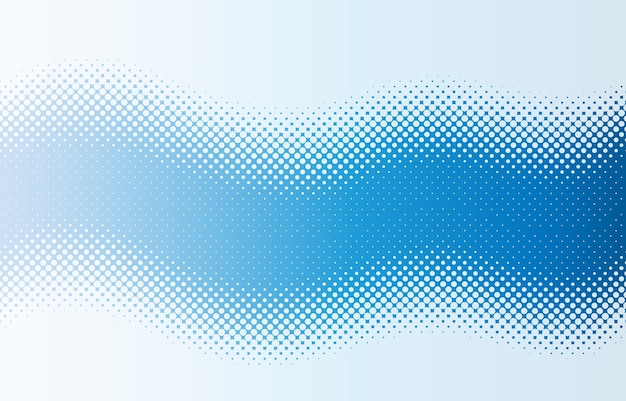 Abstract Modern Halftone Wave