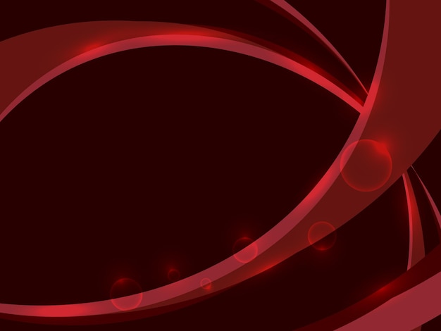 Abstract Modern Red Wave Line Background Technology Banner Geometric Wallpaper Vector Illustration