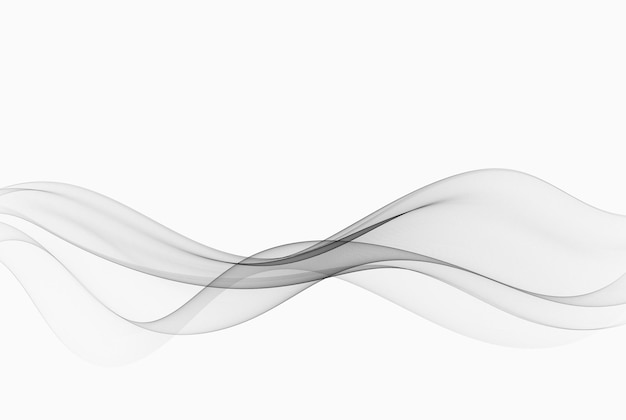 Abstract modern transparent gray wave design for certificate with gray lines Vector illustration