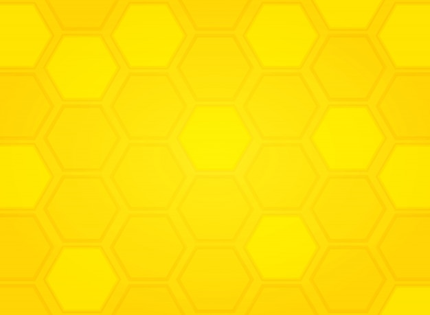 abstract modern yellow bee hive pattern hexagon background. illustration vector eps10 