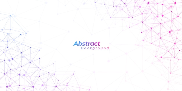 Abstract molecular structures background.