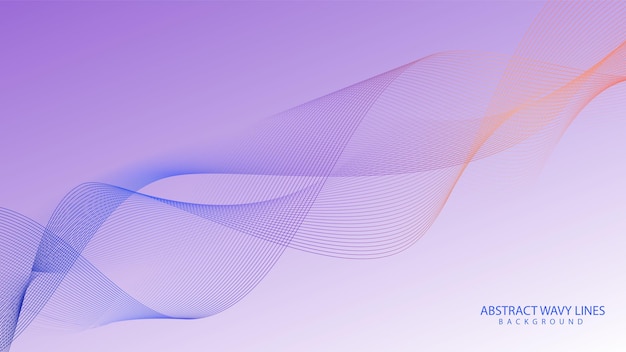 Abstract motion wave gradient line background