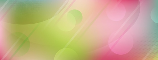Abstract multicolored background with dots, lines and circles