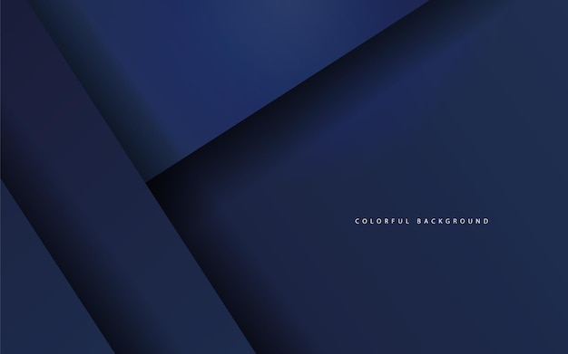 abstract navy blue overlapping shape layer background