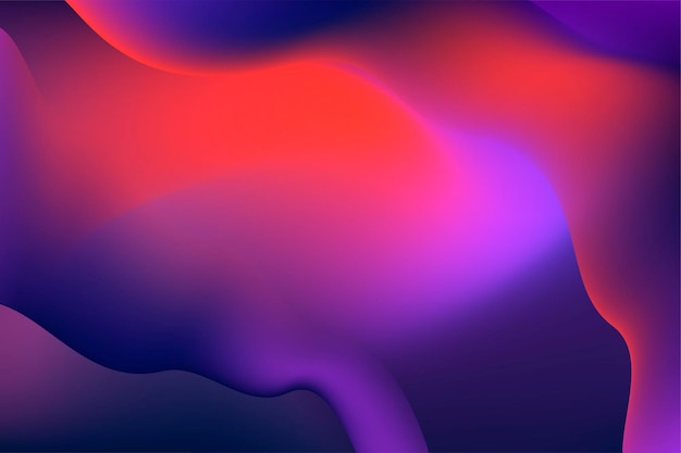 abstract neon wave liqid background
