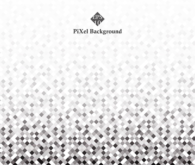 Abstract of grey scale pixel patterns