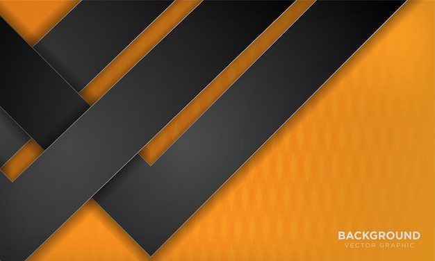 Abstract orange and black corporate background