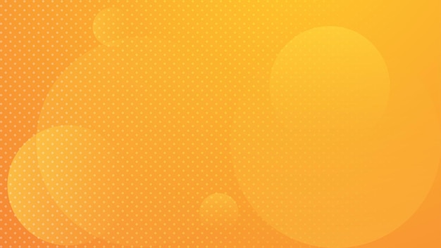 Abstract orange background with circular shapes