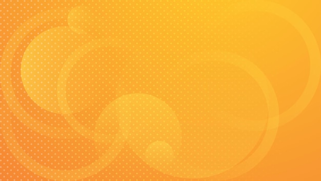 Abstract orange background with circular shapes