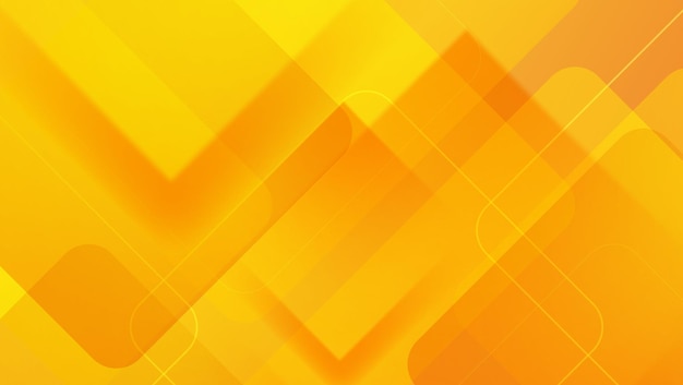 abstract orange background with square shapes composition vector illustration