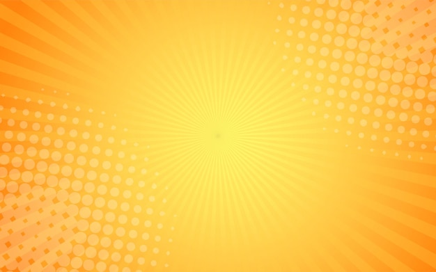 Abstract orange cartoon background vector design