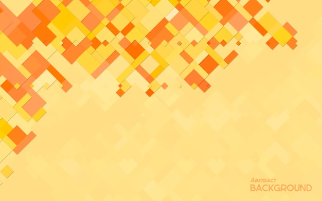 abstract orange colorful geometric shape background