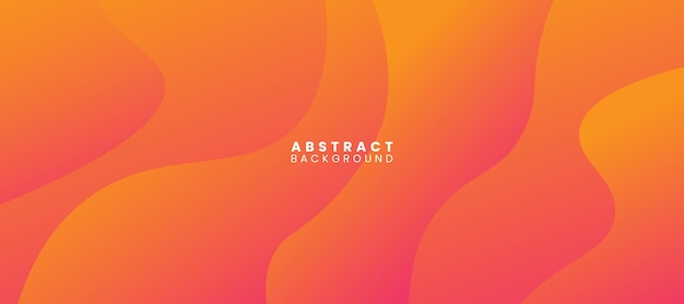 Abstract orange gradient background vector illustration template