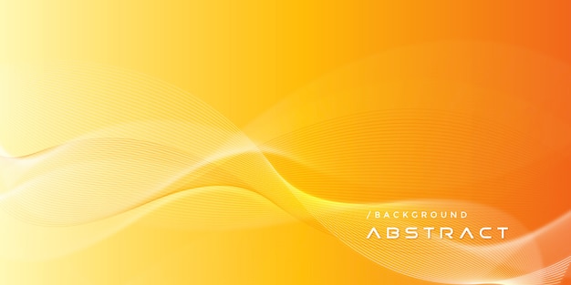 Abstract Orange Modern Gradient Lines Background