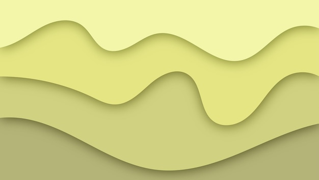 abstract paper cut shape wave background