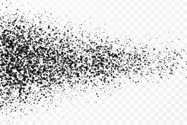 abstract particles on transparent background graphic concept for your design