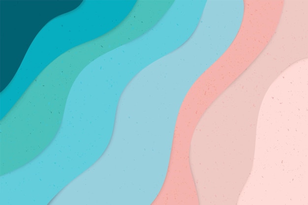abstract pastel patterns with gold glitter cute lines circle blob geometric shapes set creative paper cut style texture background eps10 vector