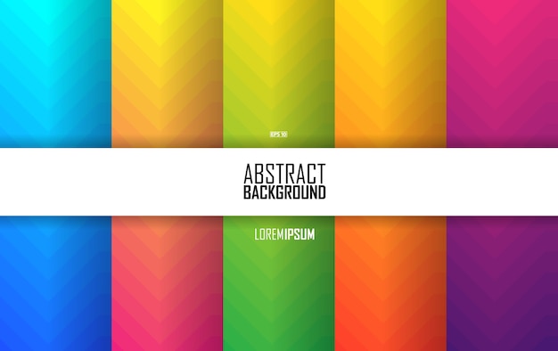 Abstract pattern background. Set of color abstract shapes, abstract design background. Abstract gradient elements