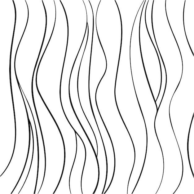 abstract pattern of continuous flowing lines creating rhythmic waves on a blank background