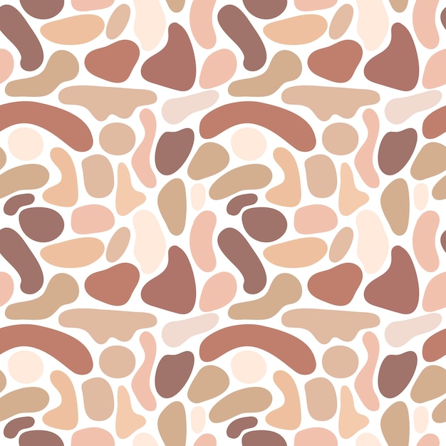 abstract pattern with shapes in trendy colors
