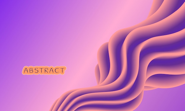 Abstract pink and purple gradation liquid