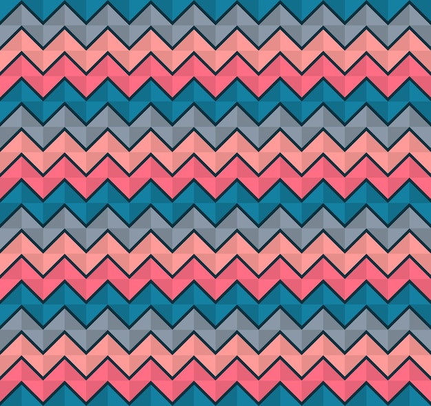 Abstract pink triangle waves background