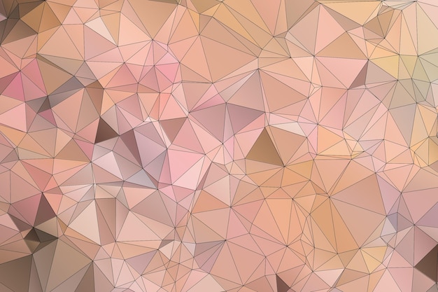 Abstract polygonal background from lines dots and glowing particles with plexus effect background