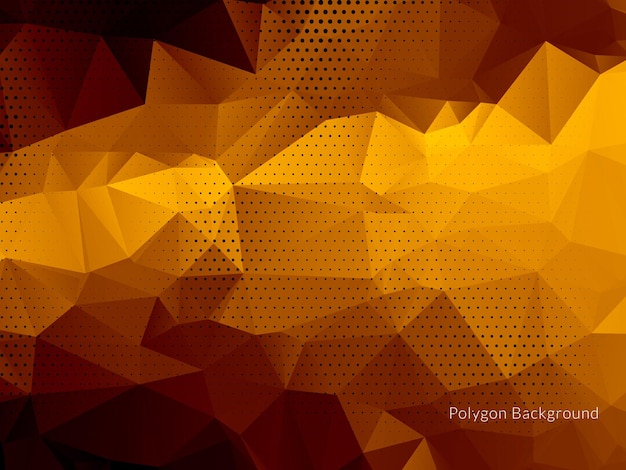 abstract polygonal triangles colorful background vector