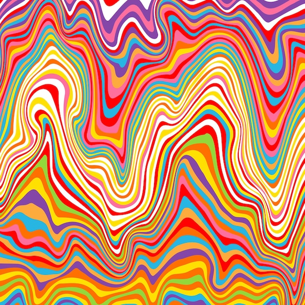 Abstract psychedelic groovy background Abstract background