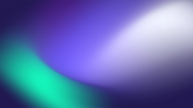 Abstract Purple and Green Blurred Gradient Background In Retro Style