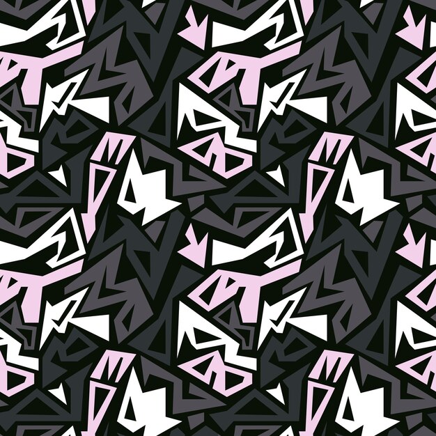 Abstract random shape fabric pattern 062