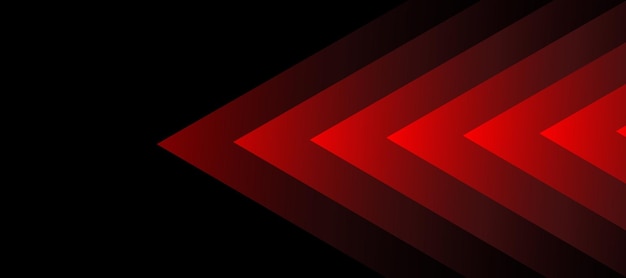 Abstract Red Arrow Background