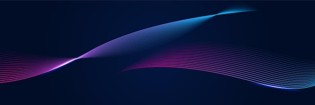 Abstract red blue and pink purple gradient wave particle background Flow wave with line landscape Digital data structure Future mesh pattern point visualization Technology vector illustration