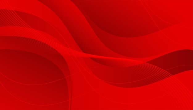 Abstract red elegant wave background