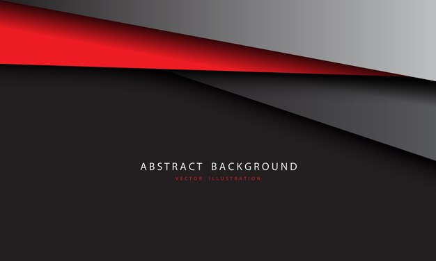 abstract red grey metallic triangle design modern futuristic background.