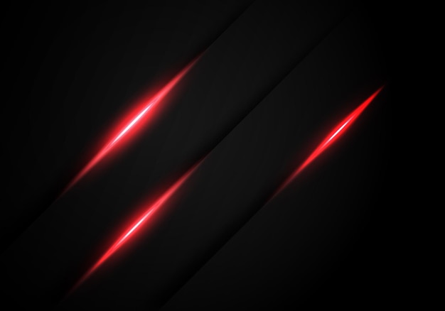 Abstract Red Light Line Shadow on Dark Grey Design Modern Luxury Futuristic Background
