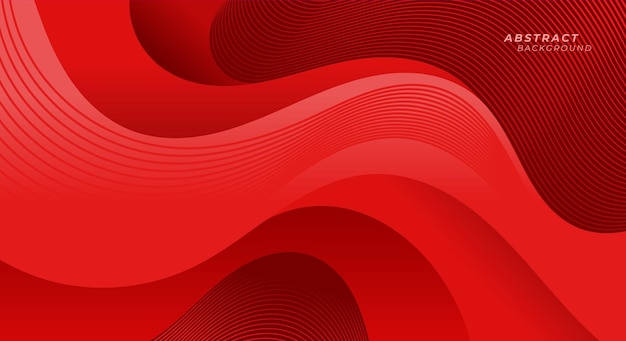 abstract red with wavy line texture background