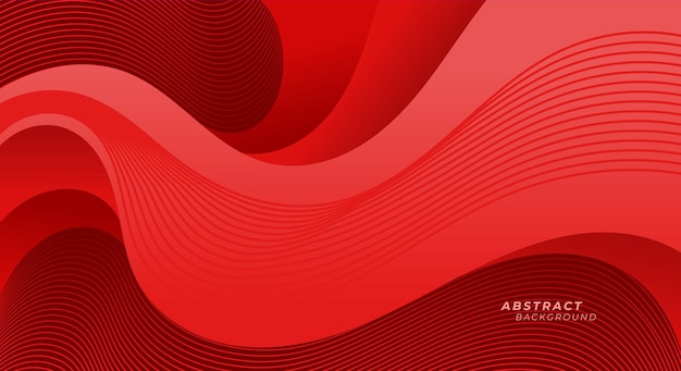 abstract red with wavy line texture background
