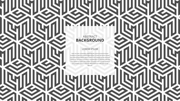 abstract seamless geometric shape lines pattern 3
