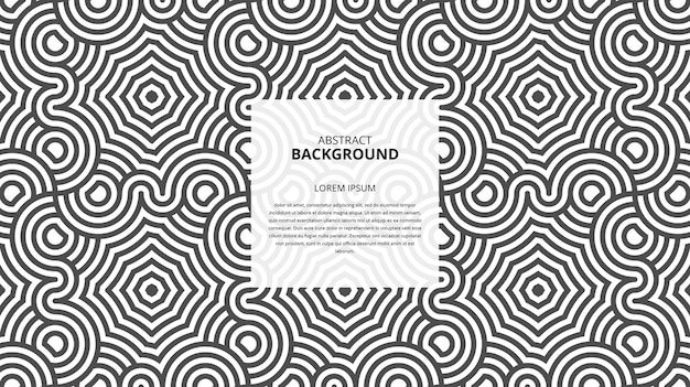 Abstract seamless geometric shape lines pattern 4