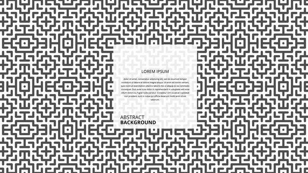 Abstract seamless geometric shape lines pattern