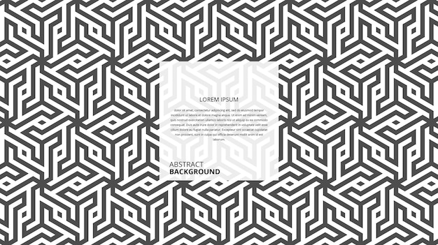 abstract seamless geometric shape lines pattern