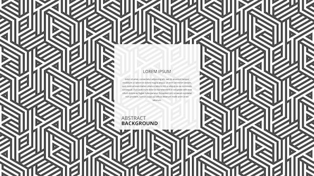abstract seamless geometric shape lines pattern