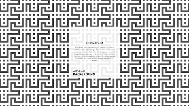 Abstract seamless geometric shape lines pattern