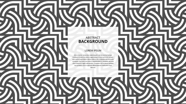Abstract seamless geometric shape lines pattern