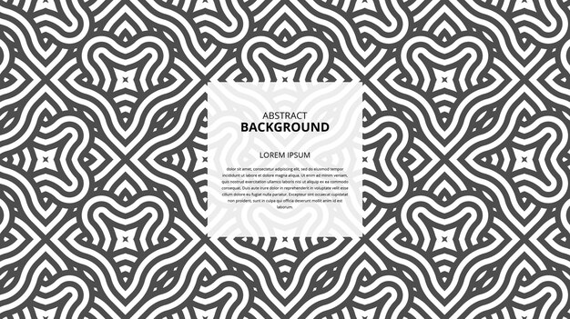 Abstract seamless geometric shape lines pattern